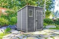 Хозблок MANOR Pent 6x6 (3,6 м2), серый, фото 2