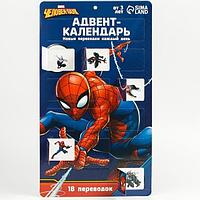 Адвент-календарь с переводками MARVEL Человек паук