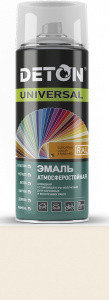Эмаль алкидная DETON UNIVERSAL (Светло-серая RAL 9001) атмосферостойкая, аэрозоль 520 мл, фото 2