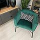 Кресло Almond, зеленый, велюр, фото 3