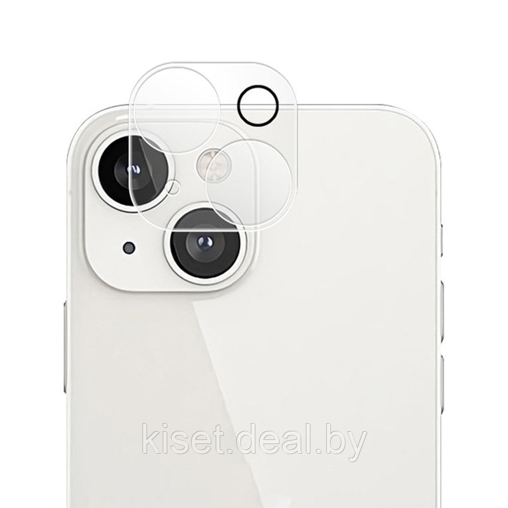 Защитное стекло KST на модуль задней камеры Full Glue для Apple iPhone 14 / 14 Plus прозрачный - фото 1 - id-p191735724