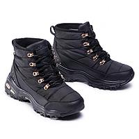 Ботинки женские утепленные SKECHERS D'LITES Women's insulated boots черный/золотой