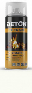 Термостойкая эмаль DETON THERMO (Белая) аэрозоль, 520 мл - фото 1 - id-p127692551