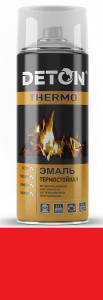 Термостойкая эмаль DETON THERMO (Красная) аэрозоль, 520 мл - фото 1 - id-p127692552