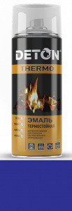 Термостойкая эмаль DETON THERMO (Синяя) аэрозоль, 520 мл