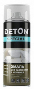 Эмаль для ванн и керамики DETON SPECIAL (Белый), аэрозоль 520 мл - фото 1 - id-p127692562