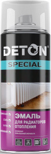 Эмаль для радиаторов отопления DETON SPECIAL (Белая), аэрозоль 520 мл - фото 1 - id-p127692563