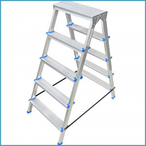 Стремянка алюминиевая двухсторонняя Stairs AS 205
