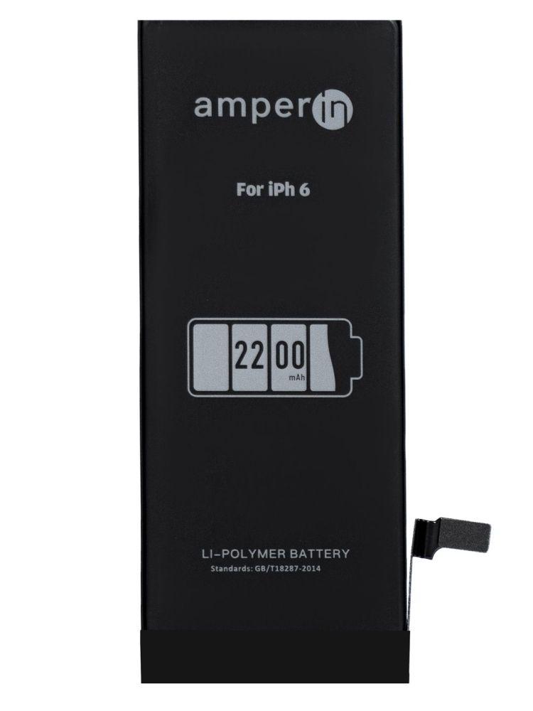 Аккумулятор (батарея) Amperin для телефона Apple iPhone 6, 3.82В, 2200мАч - фото 1 - id-p134811423
