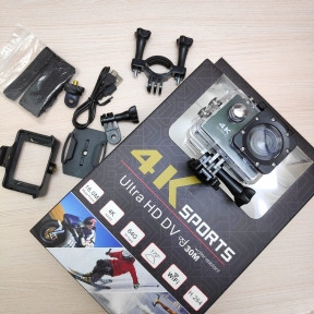 Экшн камера 4К Ultra HD Sports (4K WiFi Action Camera). Качество А Черный - фото 1 - id-p179630379
