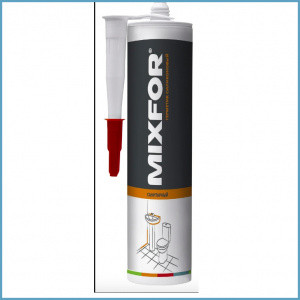 Герметик силиконовый санитарный MIXFOR Sanitary 260 мл (белый) - фото 1 - id-p127692692