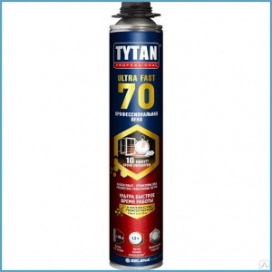 Tytan (ТИТАН) Professional ULTRA FAST 70 пена профессиональная, 870 мл, быстросохнущая пена - фото 1 - id-p127692705
