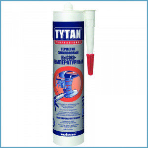 Герметик ТИТАН Tytan высокотемпературный силикон 310 мл красный, фото 2