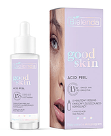 Кислотный пилинг для лица Bielenda Good Skin Acid Peel отшелушивающий и корректирующий с АНА+РНА кислотами, 30