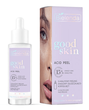 Кислотный пилинг для лица Bielenda Good Skin Acid Peel отшелушивающий и корректирующий с АНА+РНА кислотами, 30 - фото 1 - id-p191771532