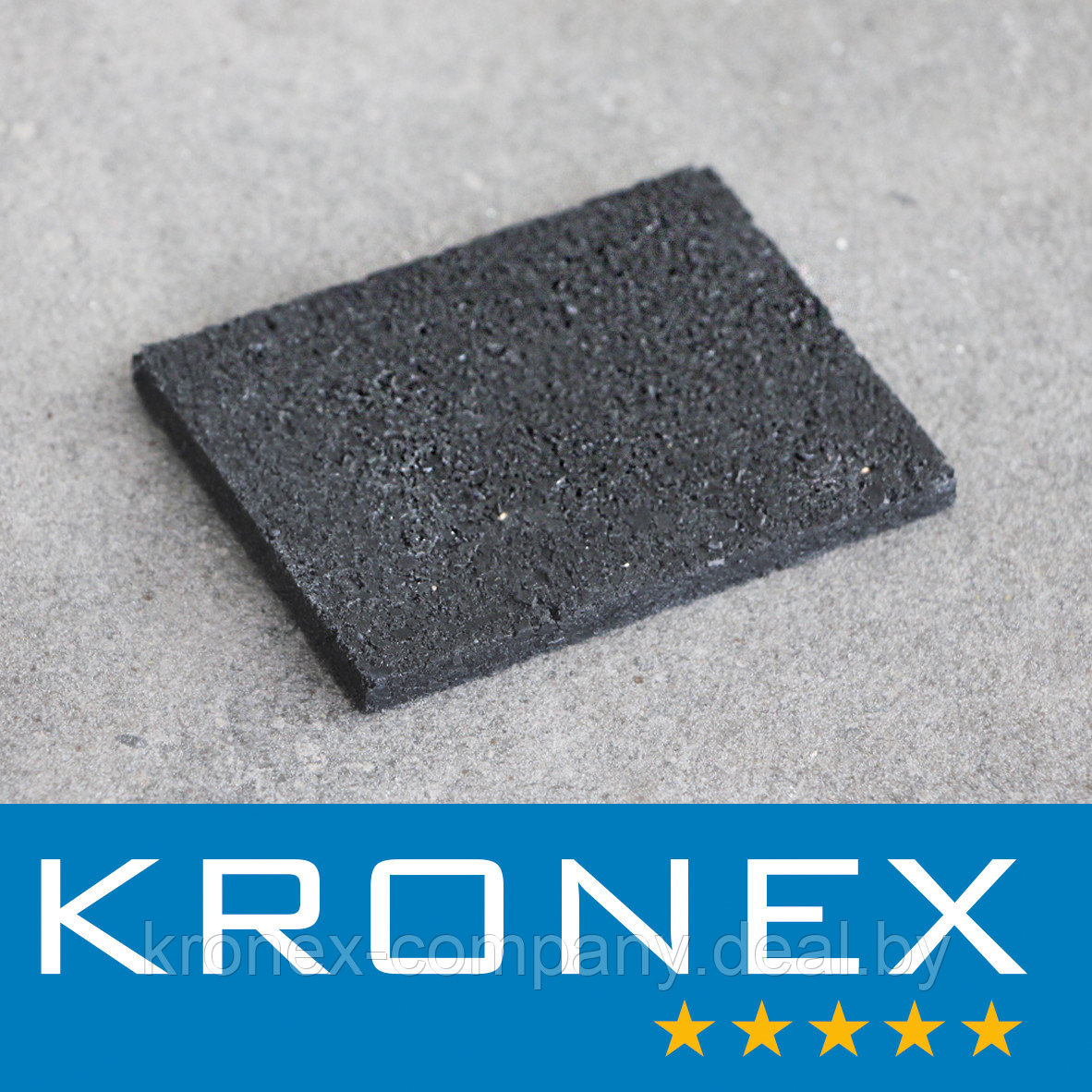Резиновые подкладки под лаги KRONEX 80х60х6мм (упак. 20 шт) - фото 2 - id-p155824334