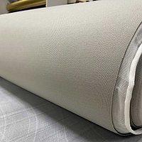 Потолочная ткань сетка (Premium) на поролоне 3мм / ламинирование нижнего слоя сетка / светло-серая / Польша