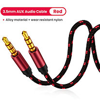 AUX кабель Jack 3.5мм (4pin) - Jack 3.5мм (4pin) 2м