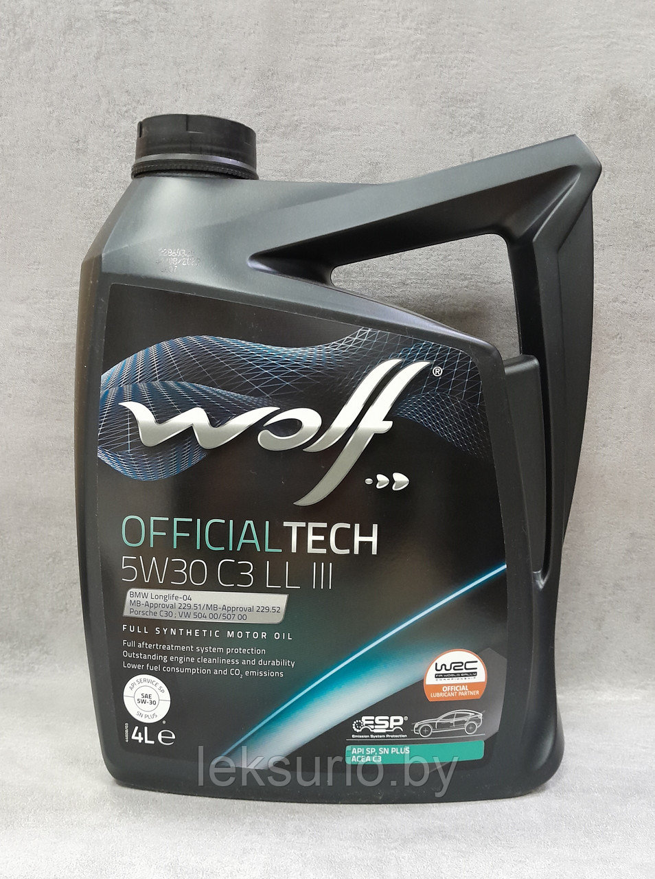 WOLF OfficialTech 5W-30 C3 LL III 4л моторное масло (Бельгия) для Volkswagen
