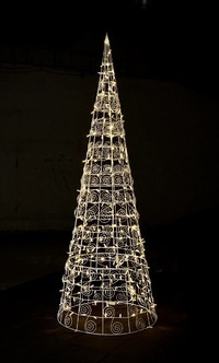 Световое дерево Конус Ажурный 2,5м - фото 2 - id-p191819363