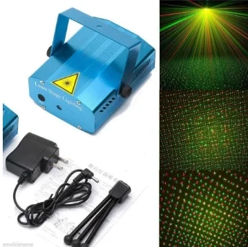 Лазерный проектор Mini Laser Stage Lighting+подарок - фото 2 - id-p191840693
