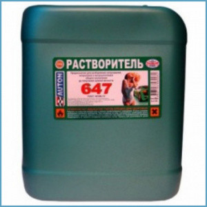 Растворитель 647 "AUTON" 10 л.