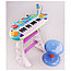 Детский синтезатор Joy Toy 7235 (пианино,орган) с микрофоном, стульчиком, светом и звуком,Минск, фото 2