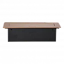Блок розеточный встраиваемый Orno, 2хUSB 2,1A + 2x2P+E со шт., без кабеля, золотой, фото 6