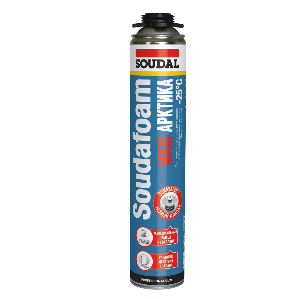 Монтажная пена Soudal Soudafoam Maxi АРКТИКА -25°C