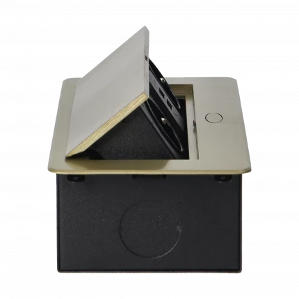 Блок розеточный встраиваемый Orno, 2хUSB 2,1A + 2x2P+E со шт., без кабеля, латунь - фото 2 - id-p191829016