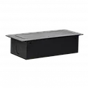 Блок розеточный встраиваемый Orno, 2хUSB 2,1A + 2x2P+E со шт., без кабеля, графит, фото 6