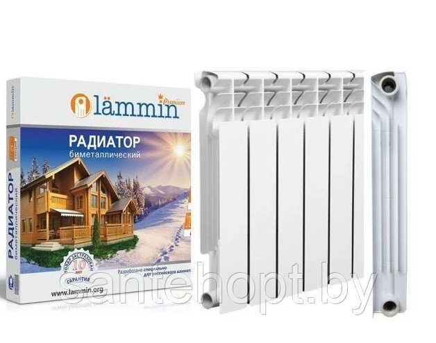 Радиатор биметаллический Lammin ECO BM-350-80 - фото 1 - id-p191872308