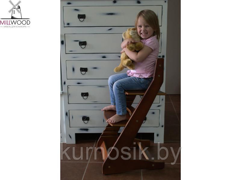 Растущий регулируемый детский стул "Вырастайка 2" серый - фото 7 - id-p59183013