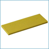 Рихтовочная пластина Bistrong (100x30x4 мм, жёлтый)