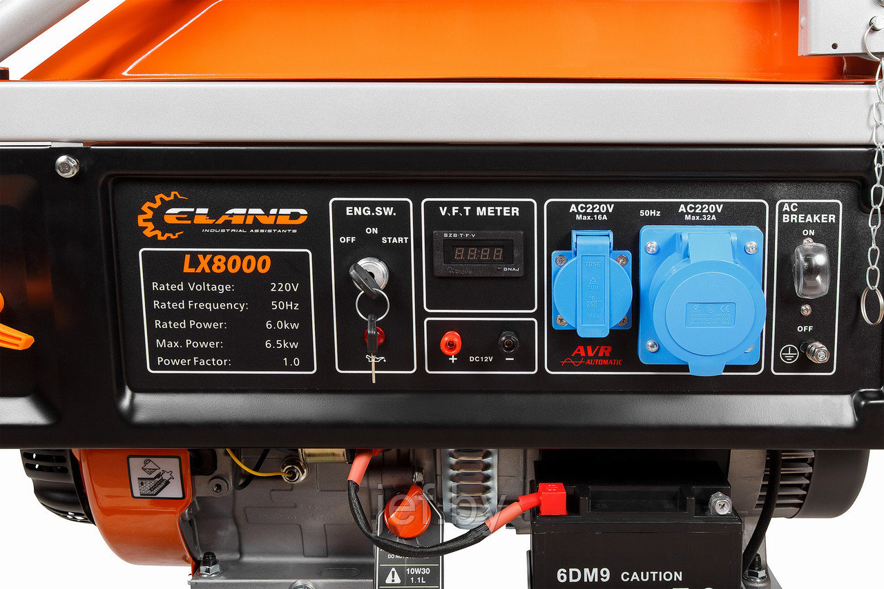 Генератор бензиновый LX8000 ELAND LX8000EL - фото 6 - id-p191907995