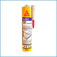 Клей-герметик гибридный Sikaflex-111 Stick&Seal  черный, 290 мл