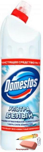 Универсальное средство Domestos Ультра Белый 24 часа, 750 мл., густое