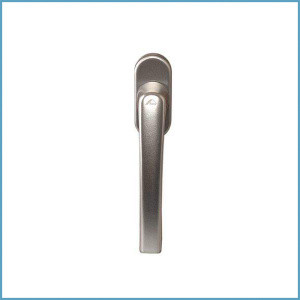 Ручка для окон из ПВХ Roto Line (Штифт=35 мм, 45°, титан матовый) - фото 1 - id-p129964762