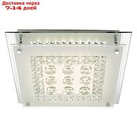 Люстра потолочная ELENA 1x12Вт LED хром 30x30x6,5см