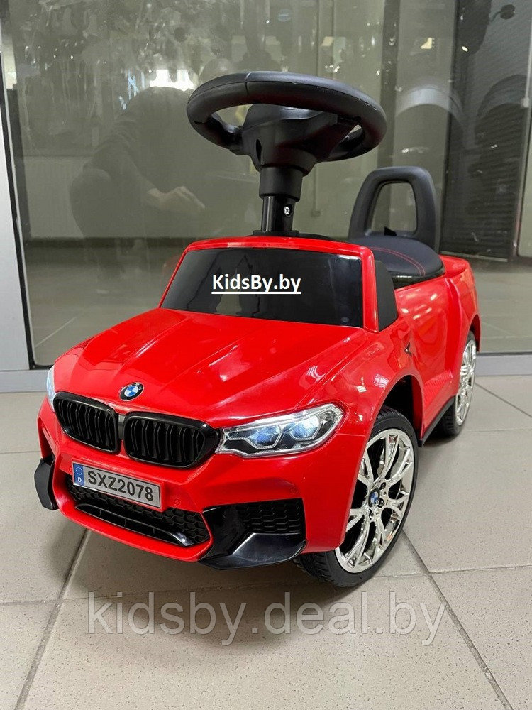 Детская машинка-каталка RiverToys BMW M5 A999MP-D (красный) Лицензия - фото 1 - id-p176687412