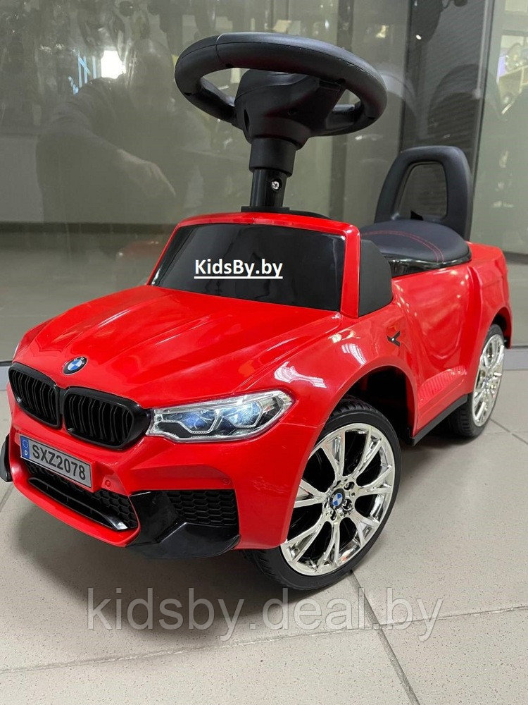 Детская машинка-каталка RiverToys BMW M5 A999MP-D (красный) Лицензия - фото 2 - id-p176687412