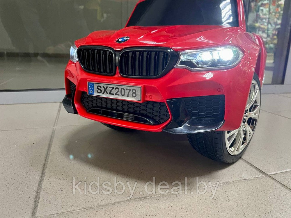 Детская машинка-каталка RiverToys BMW M5 A999MP-D (красный) Лицензия - фото 6 - id-p176687412