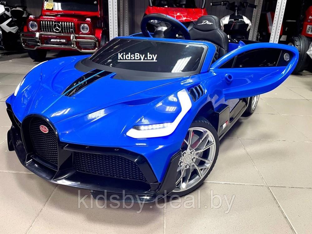 Детский электромобиль RiverToys Bugatti Divo HL338 (синий) Лицензия