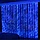 Светодиодная шторка-гирлянда 3*2 м синий, фото 2