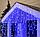 Уличная светодиодная гирлянда Бахрома 6 метров синяя, фото 2