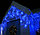 Светодиодная гирлянда уличная Бахрома 12 метров синяя, фото 3