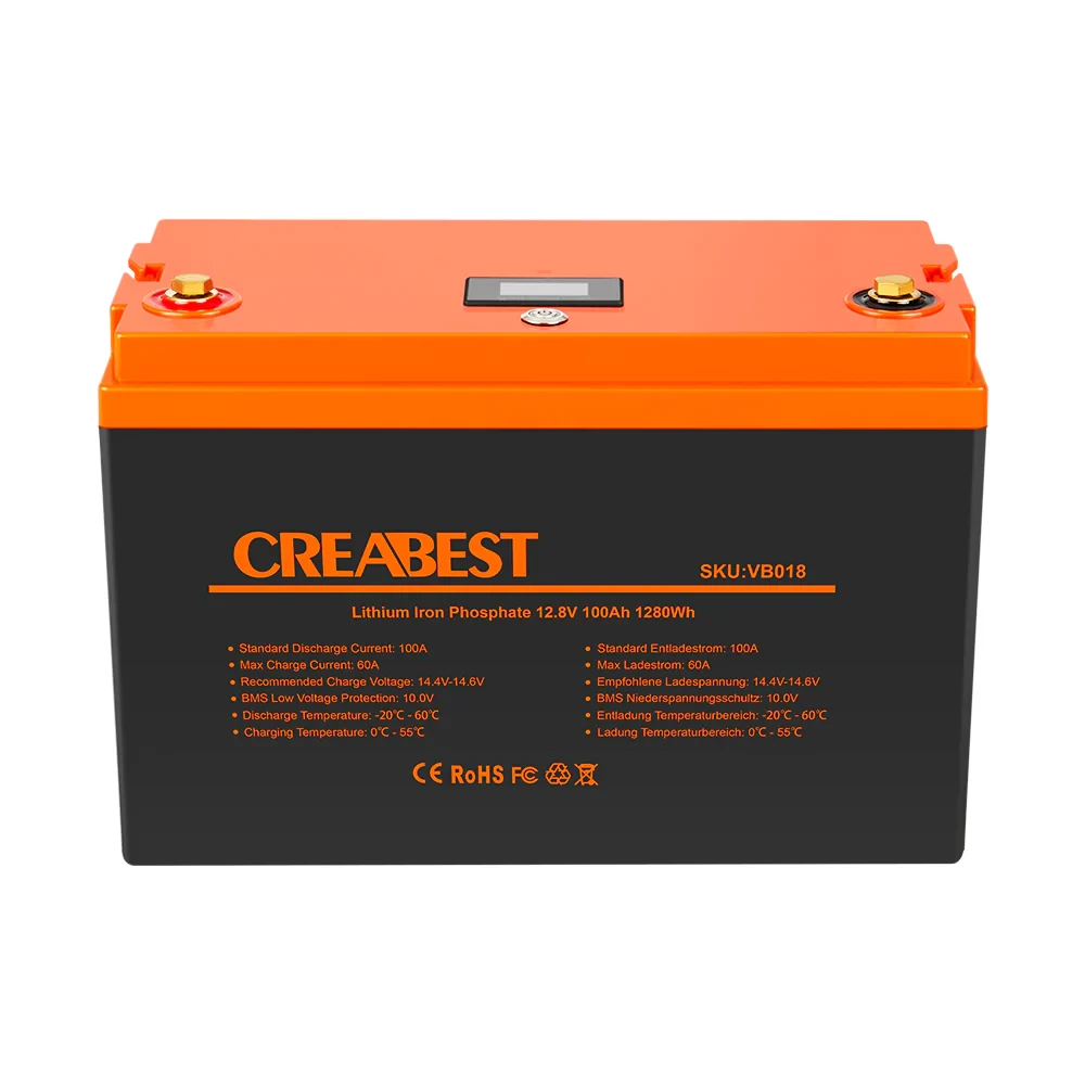 Аккумулятор Creabest LiFePO4 12,8V 100Ah с зарядным устройством на 30 Ah (Германия) - фото 3 - id-p191929913
