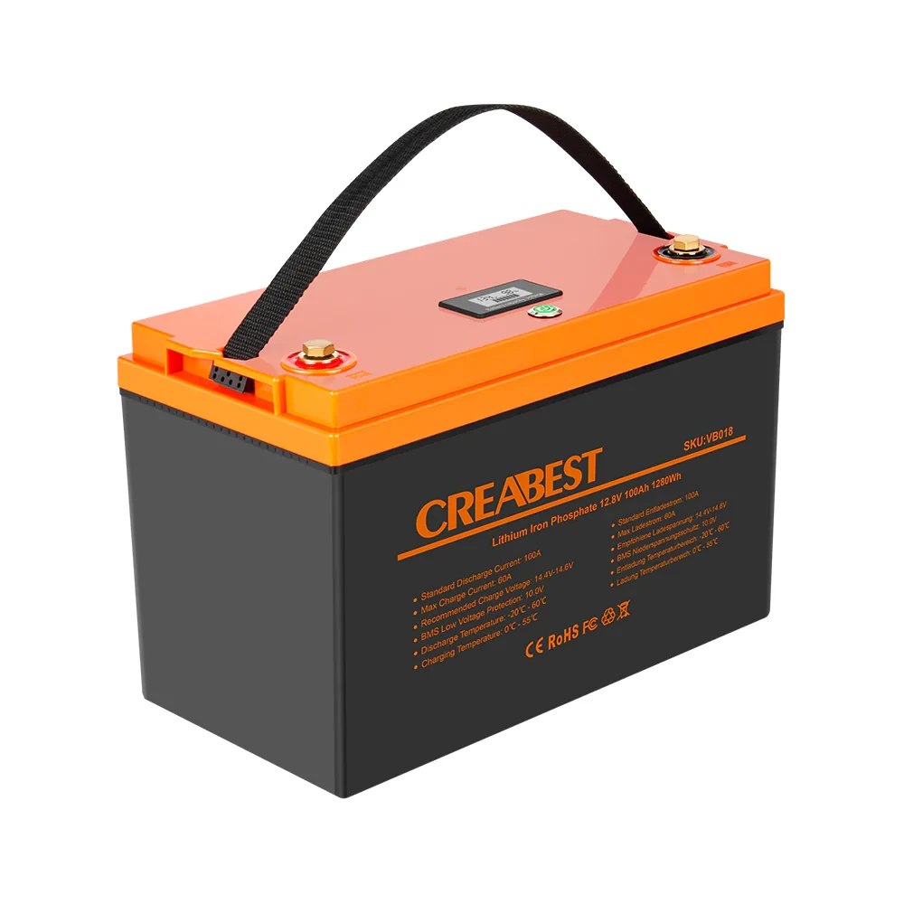 Аккумулятор Creabest LiFePO4 12,8V 100Ah с зарядным устройством на 30 Ah (Германия) - фото 2 - id-p191929913