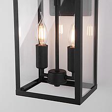 35150/D Уличный настенный светильник Candle черный, фото 3