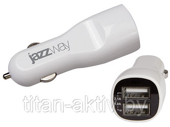 Блок питания iP-3100USB автомобильный JAZZway (Автомобильная зарядка для телефона для 2 USB)
